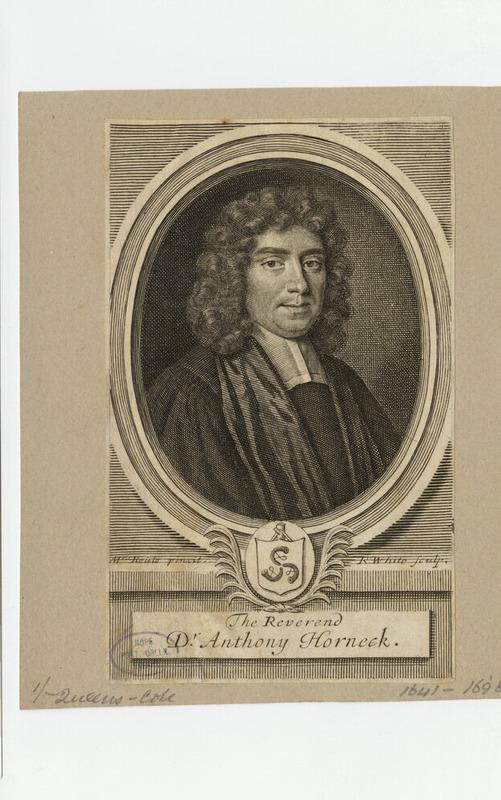 Portrait of Revd Dr A Horneck