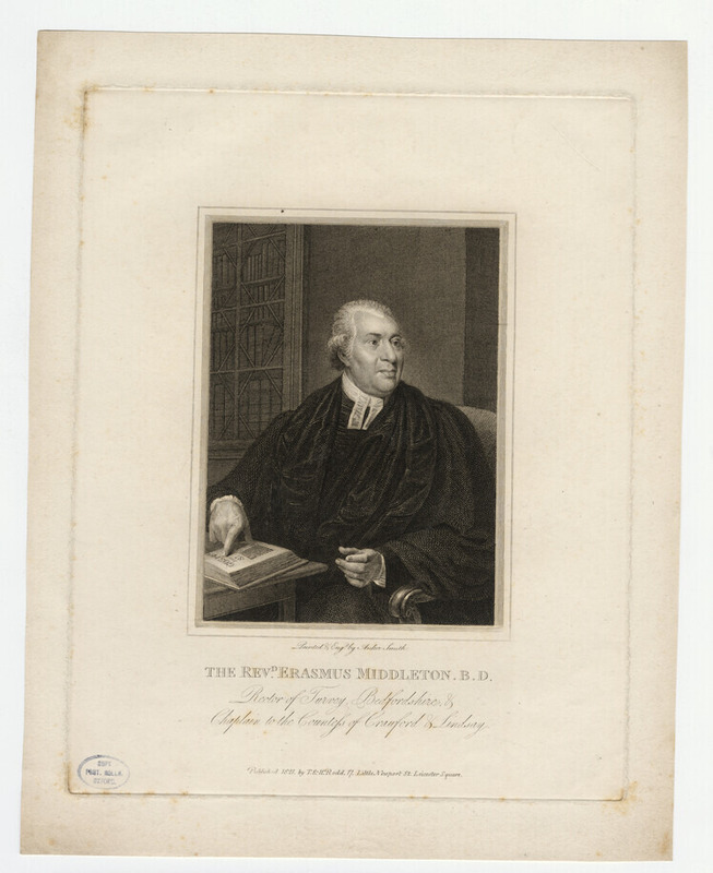 Portrait of Revd E. Middleton