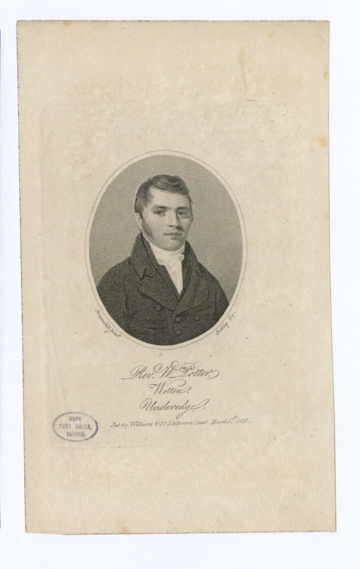 Portrait of W. Potter