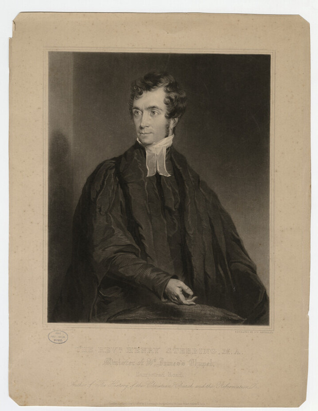 Portrait of Revd H. Stebbing