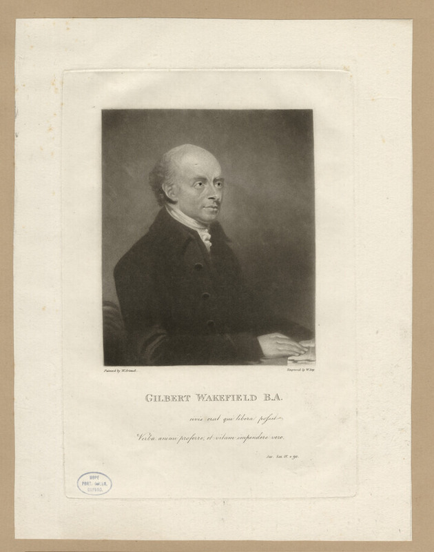 Portrait of G. Wakefield