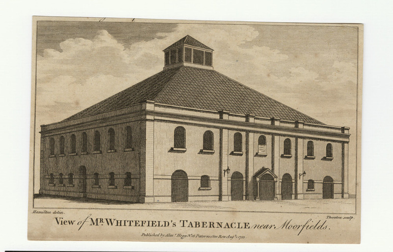 View of Mr Whitefield's Tabernacle near Moorfields