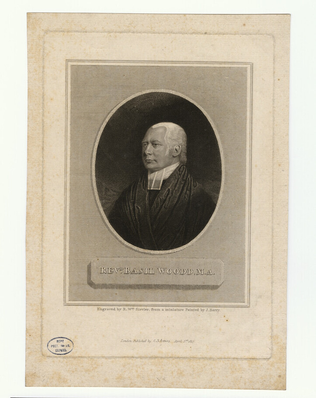 Portrait of B. Woodd