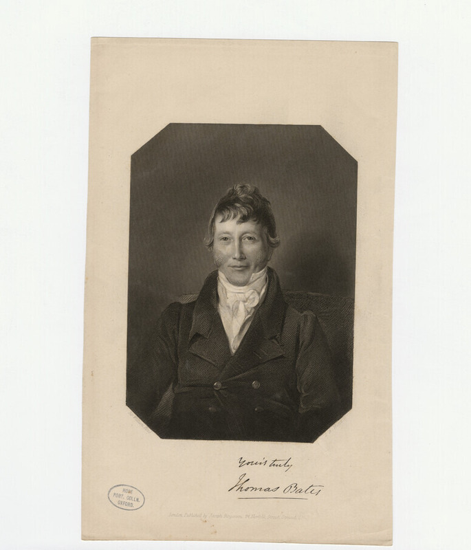 Portrait of T. Bates