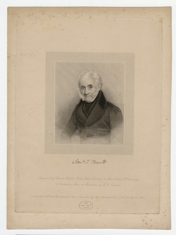 Portrait of Samuel T. Barrett
