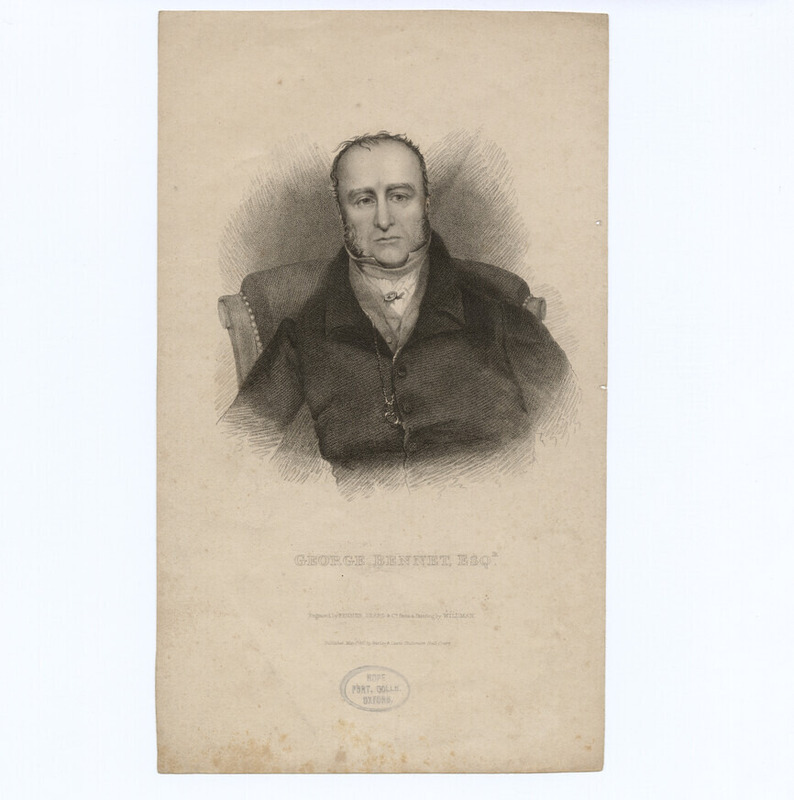 Portrait of G. Bennet
