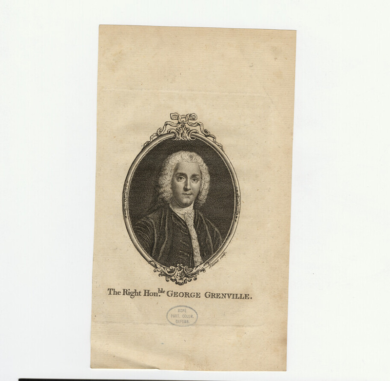 Portrait of G. Grenville