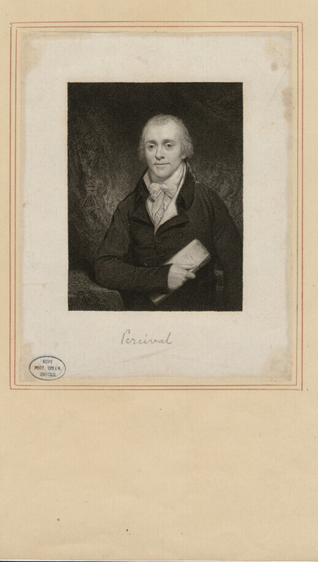 Portrait of the Right Hon. Spencer Perceval