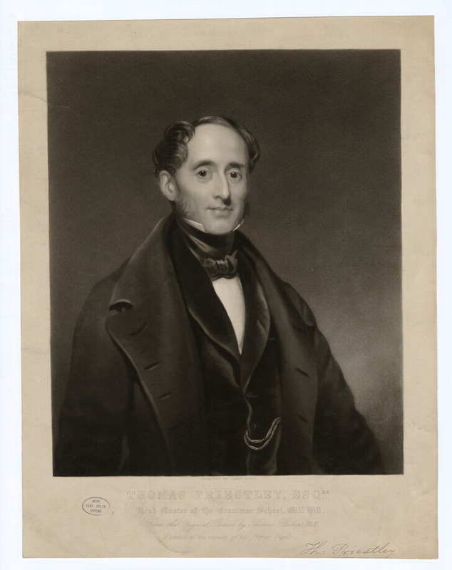 Portrait of Thomas Priestley