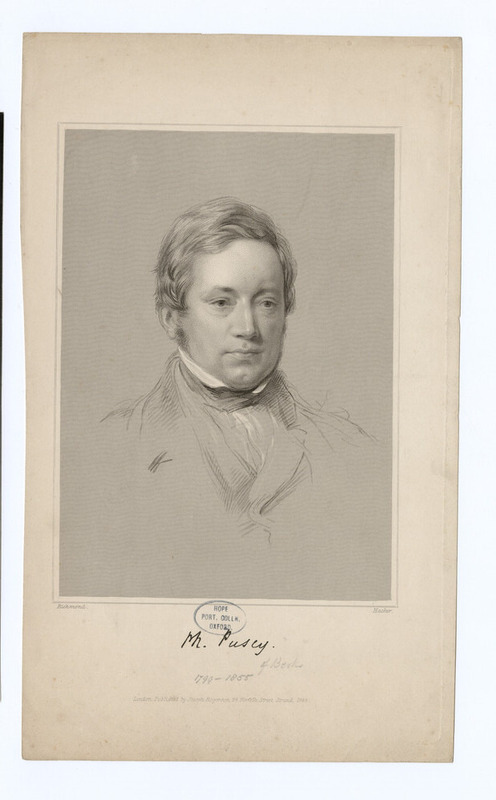 Portrait of P. Pusey