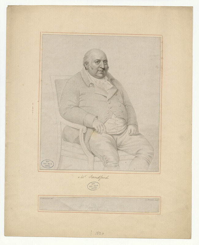 Portrait of Mr Sandford