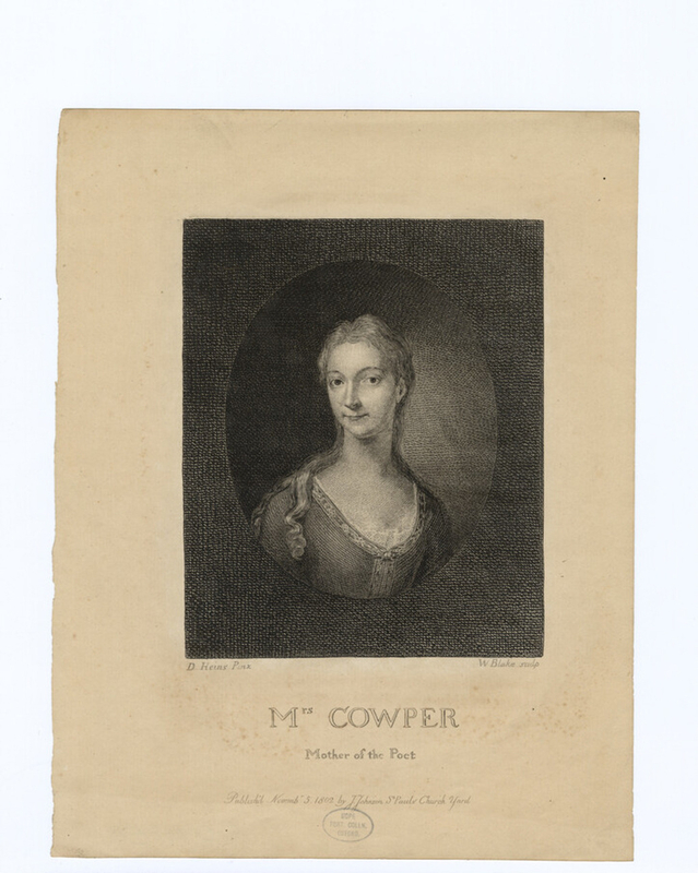 Portrait of Mrs Cowper