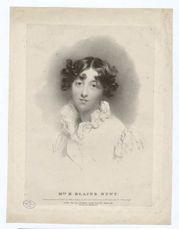 Portrait of Miss H. B. Hunt