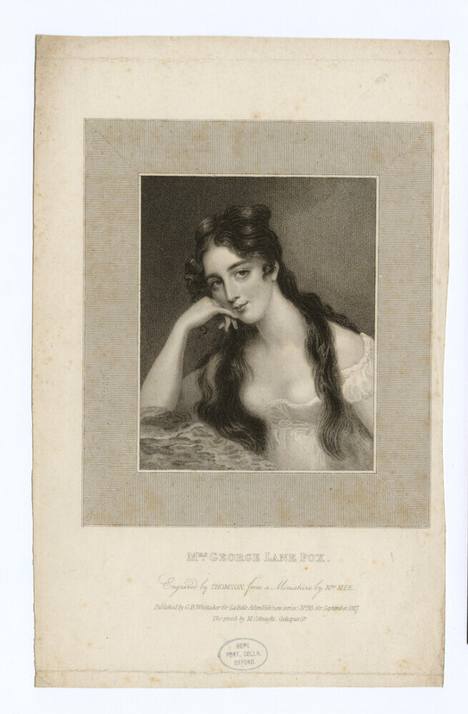 Portrait of Mrs George Lane Fox
