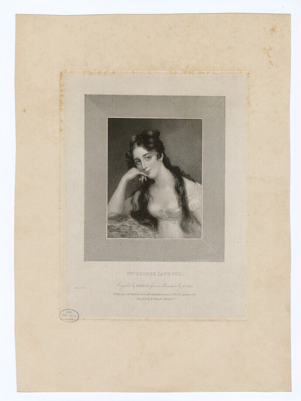 Portrait of Mrs George Lane Fox