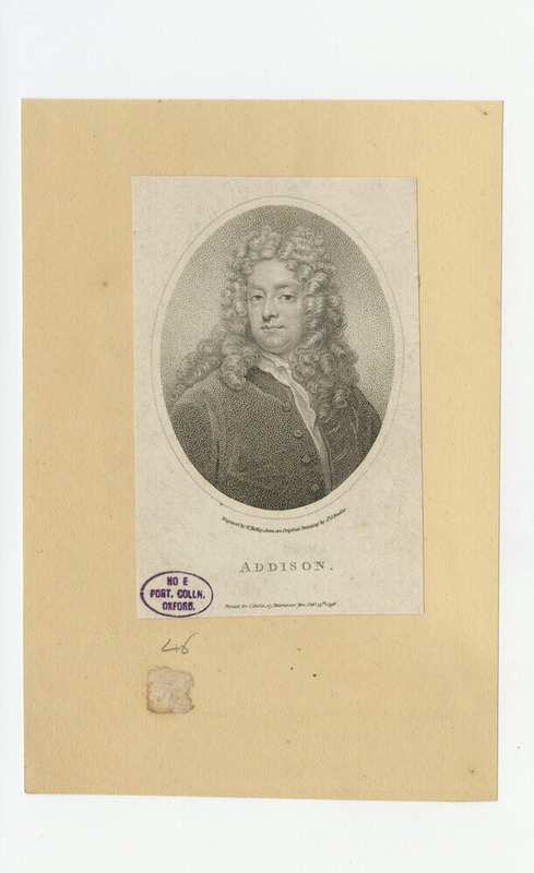 Portrait of J. Addison