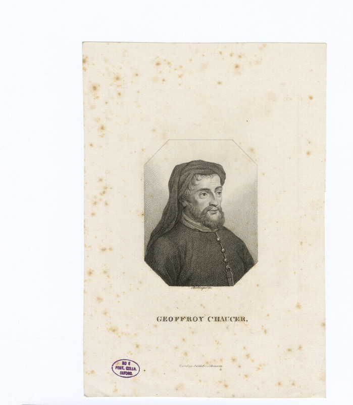Portrait of G. Chaucer