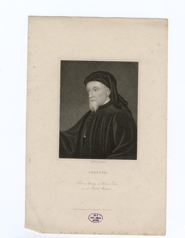 Portrait of G. Chaucer