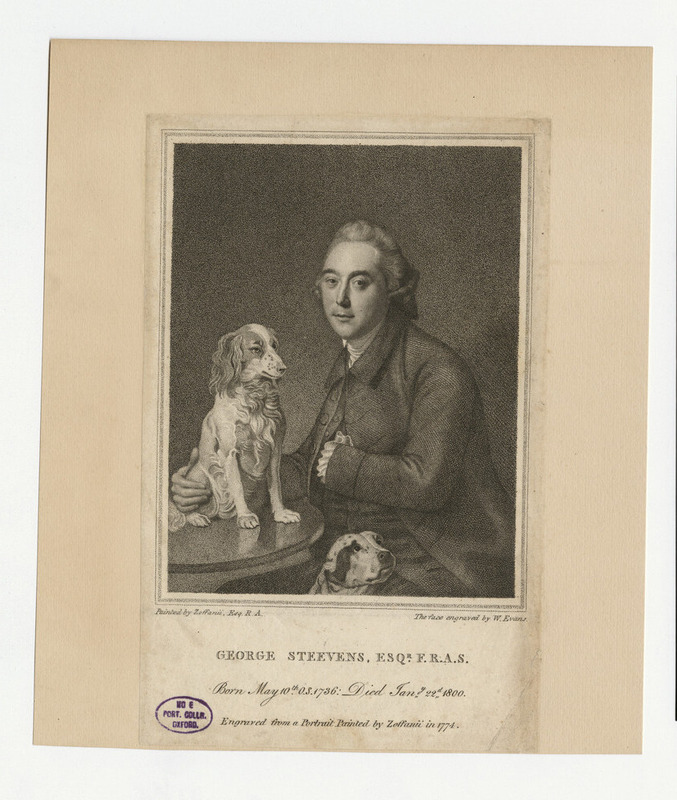 Portrait of G. Steevens