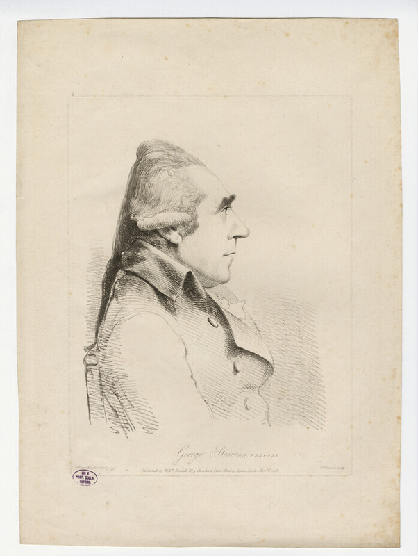 Portrait of G. Steevens