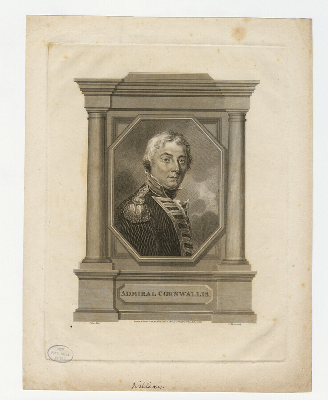 Portrait of Adm Cornwallis
