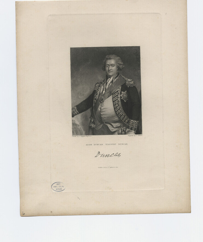 Portrait of Admiral Adam Duncan