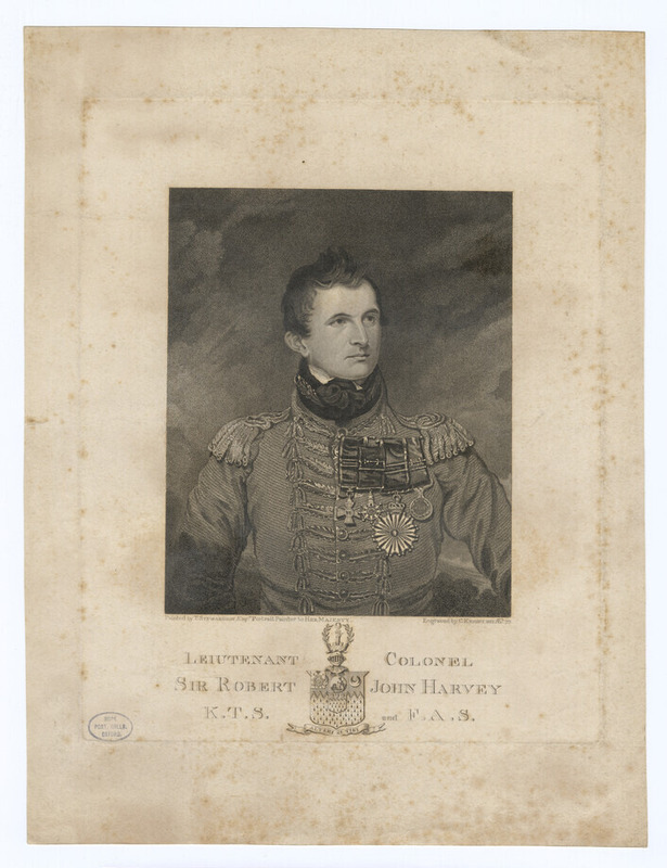 Portrait of Lt Col.Sir R. J. Harvey