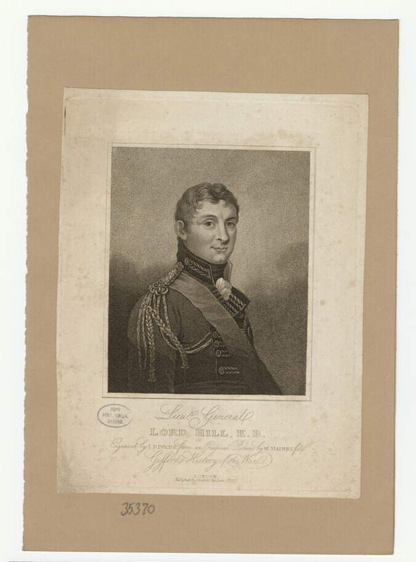 Portrait of Lt Gen. Lord Hill