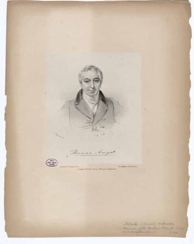 Portrait of T. Amyot