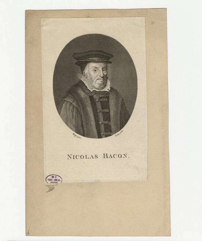 Portrait of Nicholas Bacon
