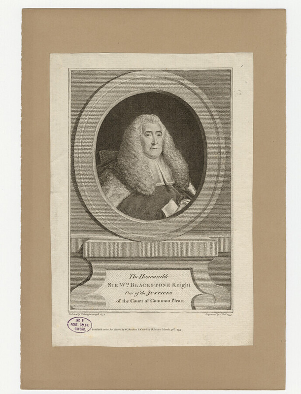 Portrait of Blackstone