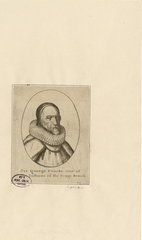 Portrait of G. Crooke