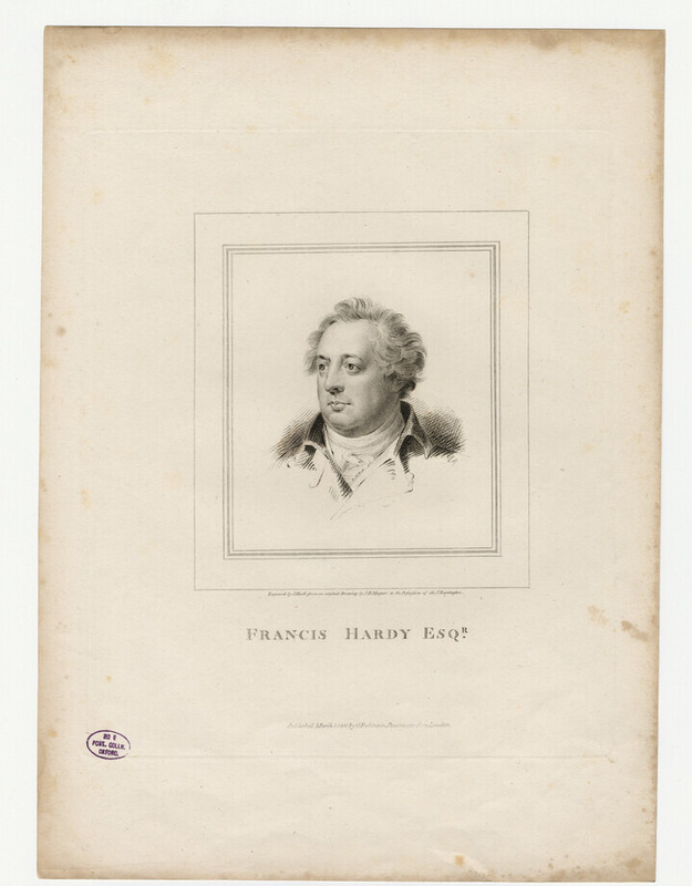 Portrait of F. Hardy