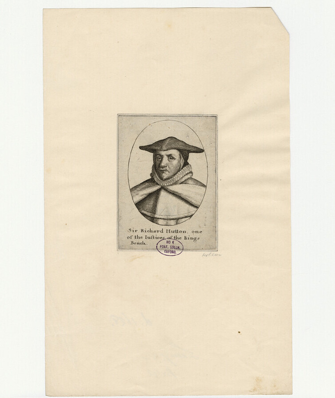 Portrait of Sir R. Hutton
