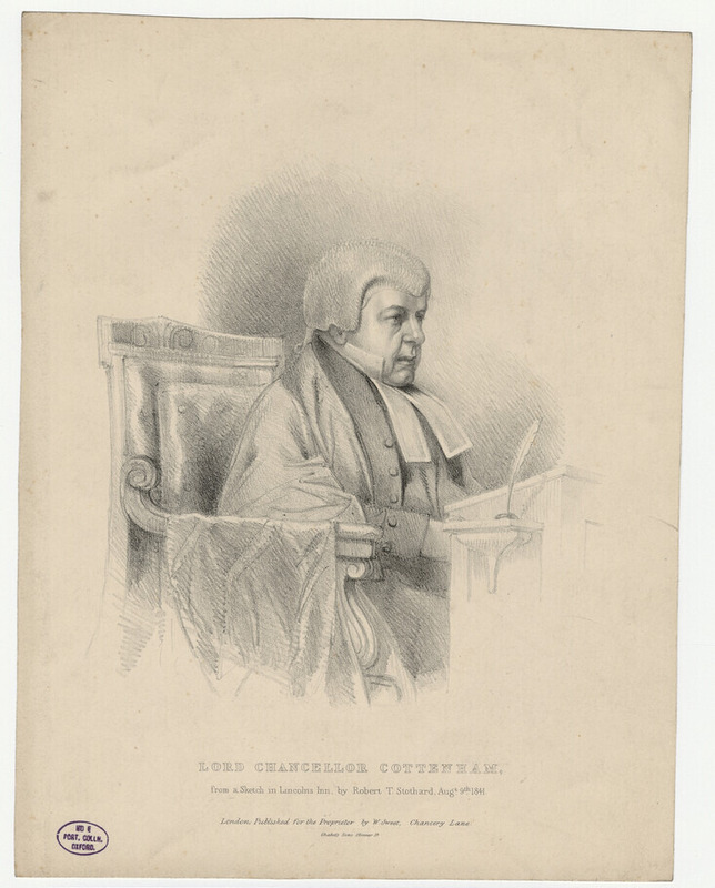 Portrait of Lord Cottenham