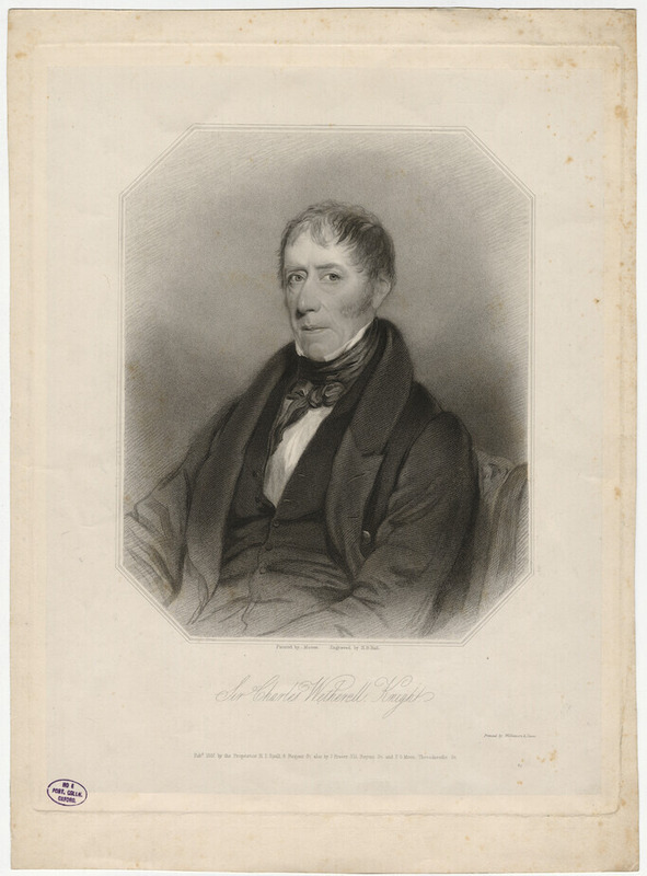 Portrait of Sir C. Wetherell