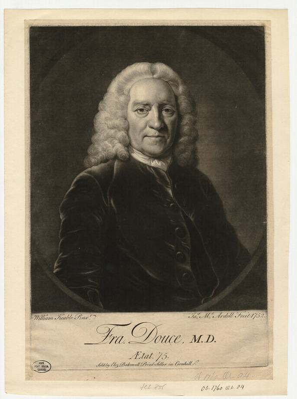 Portrait of Francis Douce (1676-1760), physician