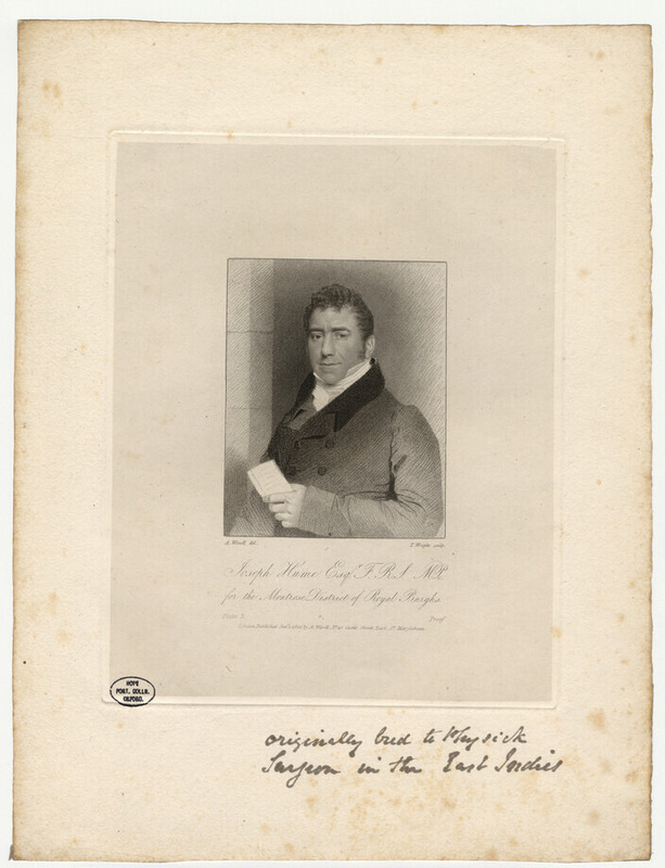 Portrait of J. Hume