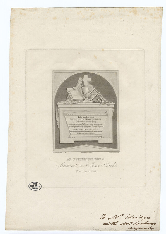 Funerary monument to Benjamin Stillingfleet