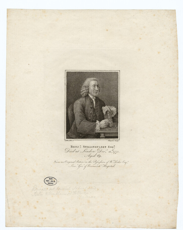 Portrait of B. Stillingfleet