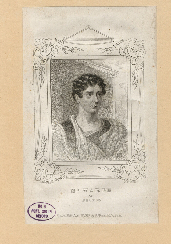 Portrait of Mr Warde
