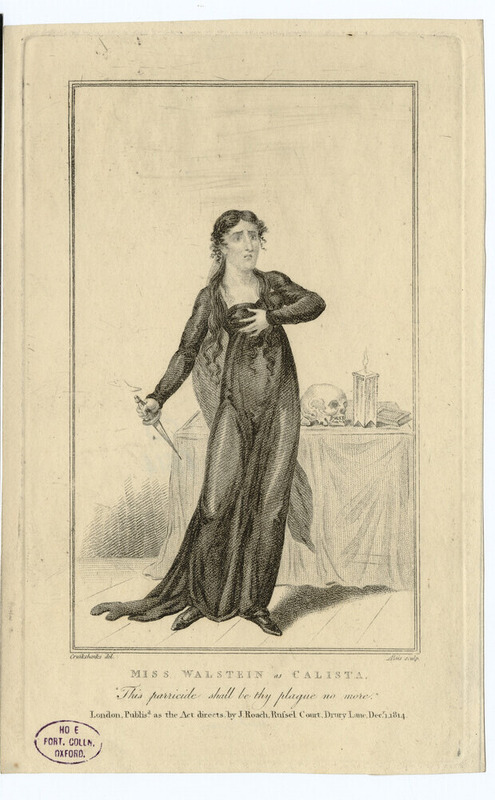 Portrait of Miss Walstein as Calista