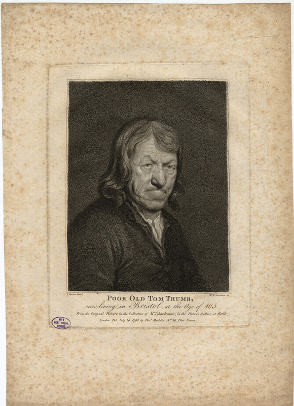 Portrait of Richard Brent (known as Tom Thumb)