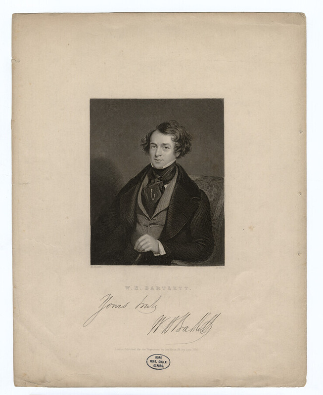 Portrait of W. H. Bartlett