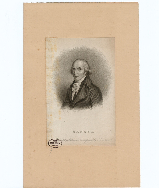 Portrait of A. Canova