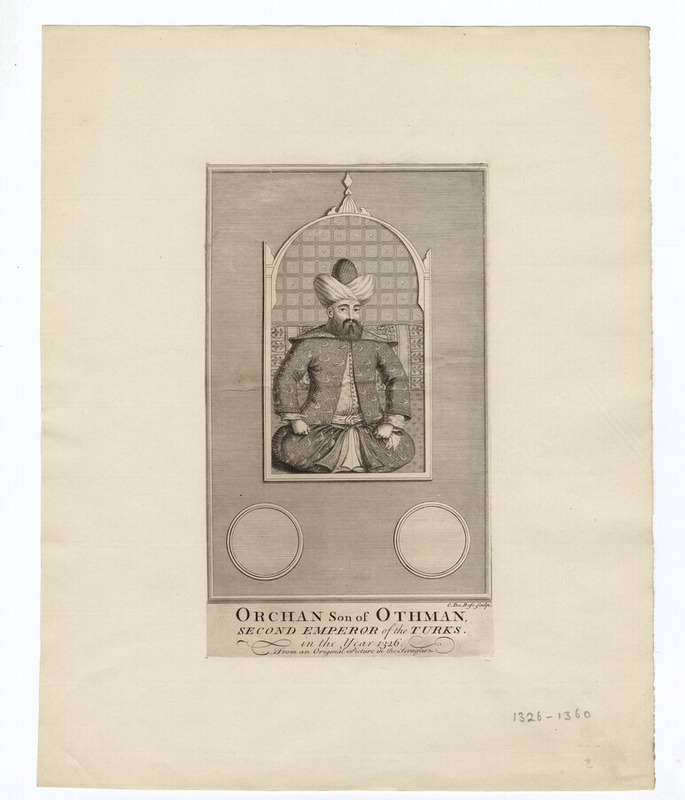 Portrait of the Ottoman ruler Orhan Gazi (Orchan)