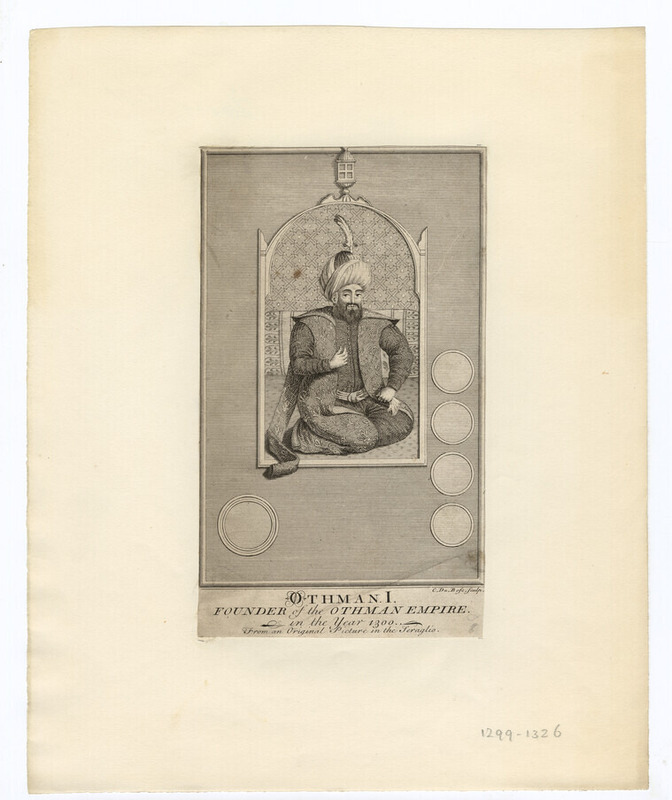 Portrait of the Ottoman ruler Osman I (Othman)