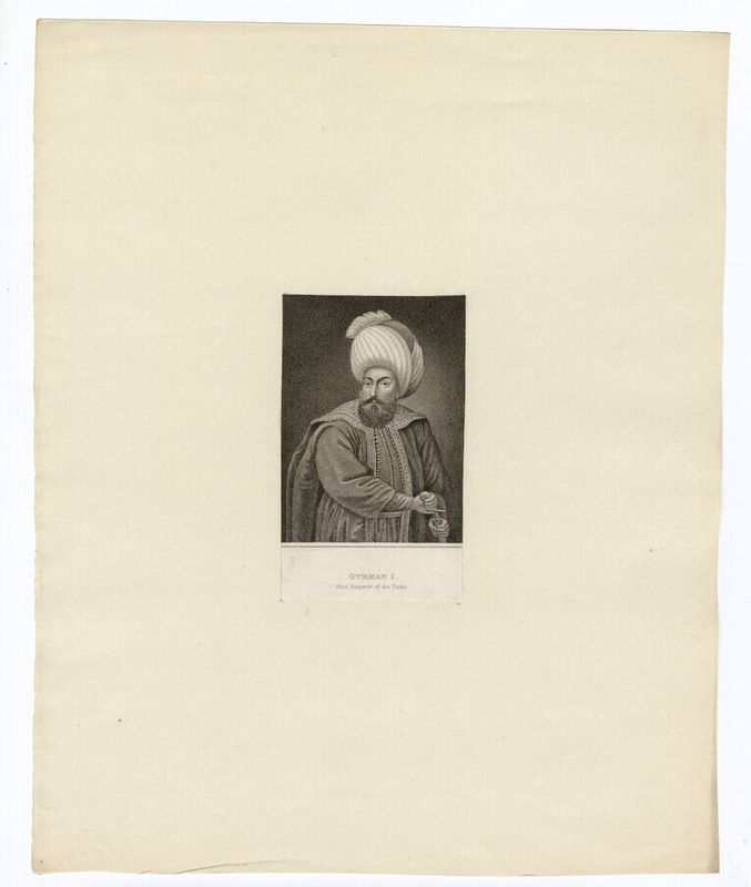 Portrait of the Turkish ruler Osman Gazi (Othman I)