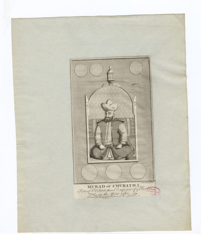 Portrait of the Ottoman Sultan Murad I (Amurath I)