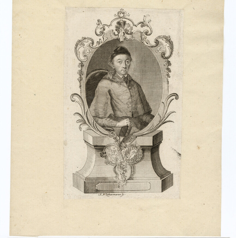 Portrait of an unidentified prelate